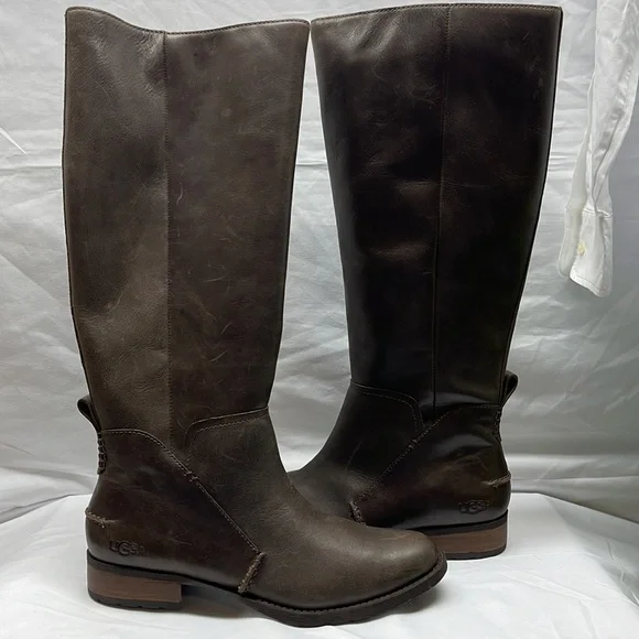 Brand new never worn Ugg Sorensen Waterproof Boots Brown 6.5 - Picture 3 of 14
